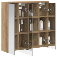 Produktbild för Badrumsspegelskåp Artisan Ek 63,5 x 16 x 62,5 cm