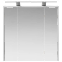 Produktbild för Badrumsspegelskåp för Vit 63,5 x 16 x 62,5 cm Konstruerat trä