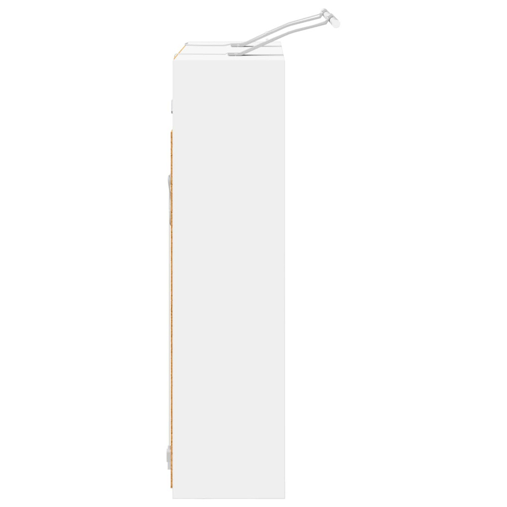 Produktbild för Badrumsspegelskåp för Vit 63,5 x 16 x 62,5 cm Konstruerat trä