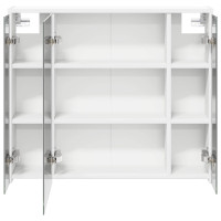 Produktbild för Badrumsspegelskåp för Vit 73,5 x 16 x 62,5 cm Konstruerat trä