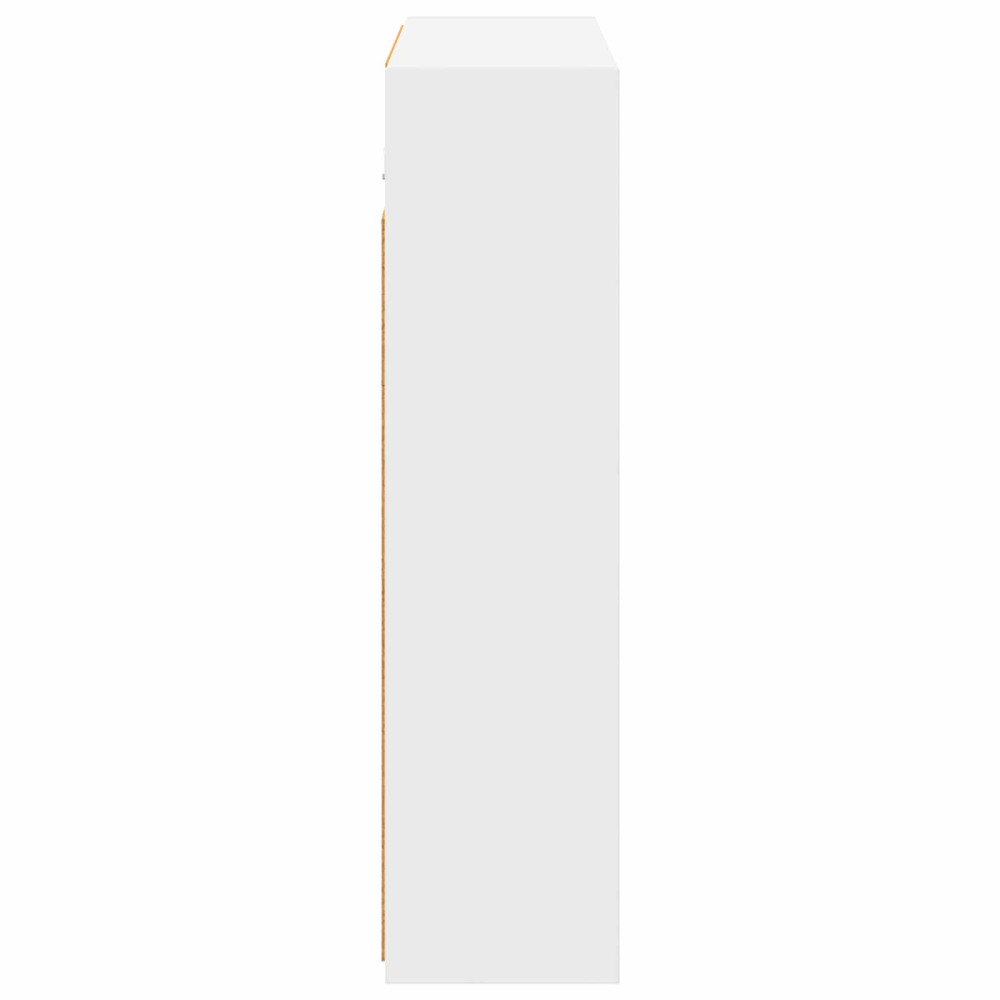 Produktbild för Badrumsspegelskåp för Vit 73,5 x 16 x 62,5 cm Konstruerat trä
