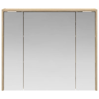 Produktbild för Badrumsspegelskåp Sonoma-ek 73,5 x 16 x 62,5 cm Konstruerat trä