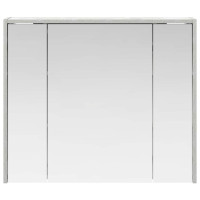 Produktbild för Badrumsspegelskåp Betonggrå 73,5 x 16 x 62,5 cm Konstruerat trä