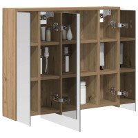 Produktbild för Badrumsspegelskåp Artisan Ek 73,5 x 16 x 62,5 cm