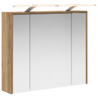 Produktbild för Badrumsspegelskåp Artisan Ek 73,5 x 16 x 62,5 cm