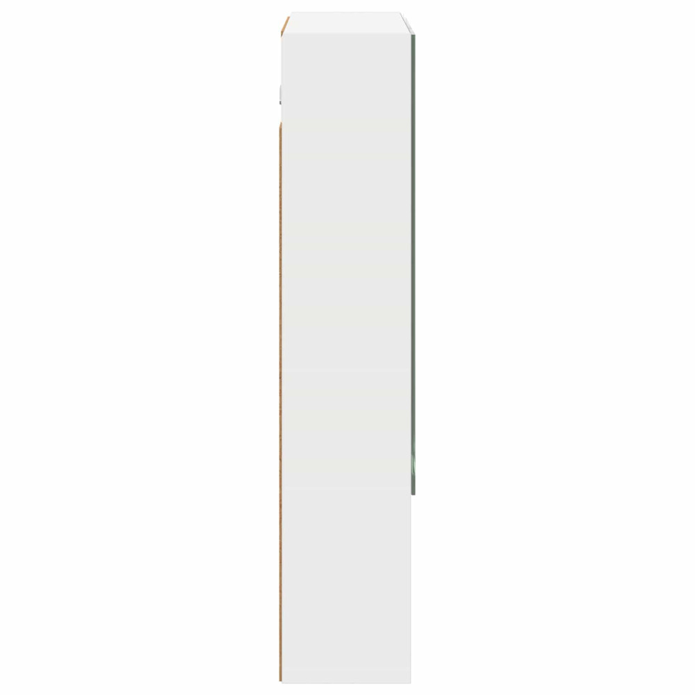 Produktbild för Badrumsspegelskåp Vit 60 x 14.5 x 70 cm Konstruerat trä