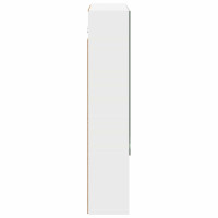 Produktbild för Badrumsspegelskåp Vit 60 x 14.5 x 70 cm Konstruerat trä