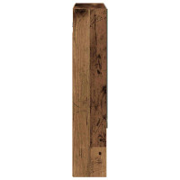 Produktbild för Badrumsspegelskåp Gammalt trä 60 x 14.5 x 70 cm Konstruerat trä