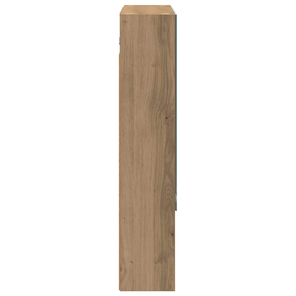 Produktbild för Badrumsspegelskåp Artisan Ek 60 x 14.5 x 70 cm Konstruerat trä