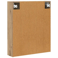 Produktbild för Badrumsspegelskåp Artisan Ek 60 x 14.5 x 70 cm Konstruerat trä