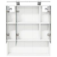 Produktbild för Badrumsspegelskåp Vit 60 x 14.5 x 70 cm Konstruerat trä
