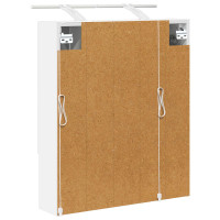 Produktbild för Badrumsspegelskåp Vit 60 x 14.5 x 70 cm Konstruerat trä