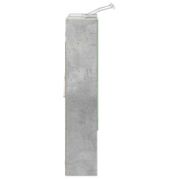 Produktbild för Badrumsspegelskåp Betonggrå 60 x 14.5 x 70 cm Konstruerat trä