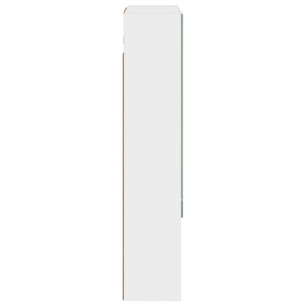 Produktbild för Badrumsspegelskåp Vit 50 x 14,5 x 70 cm Konstruerat trä