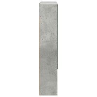 Produktbild för Badrumsspegelskåp Betonggrå 50 x 14,5 x 70 cm Konstruerat trä