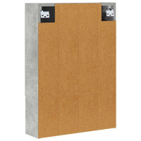 Produktbild för Badrumsspegelskåp Betonggrå 50 x 14,5 x 70 cm Konstruerat trä