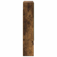 Produktbild för Badrumsspegelskåp Rökt ek 50 x 14,5 x 70 cm Konstruerat trä