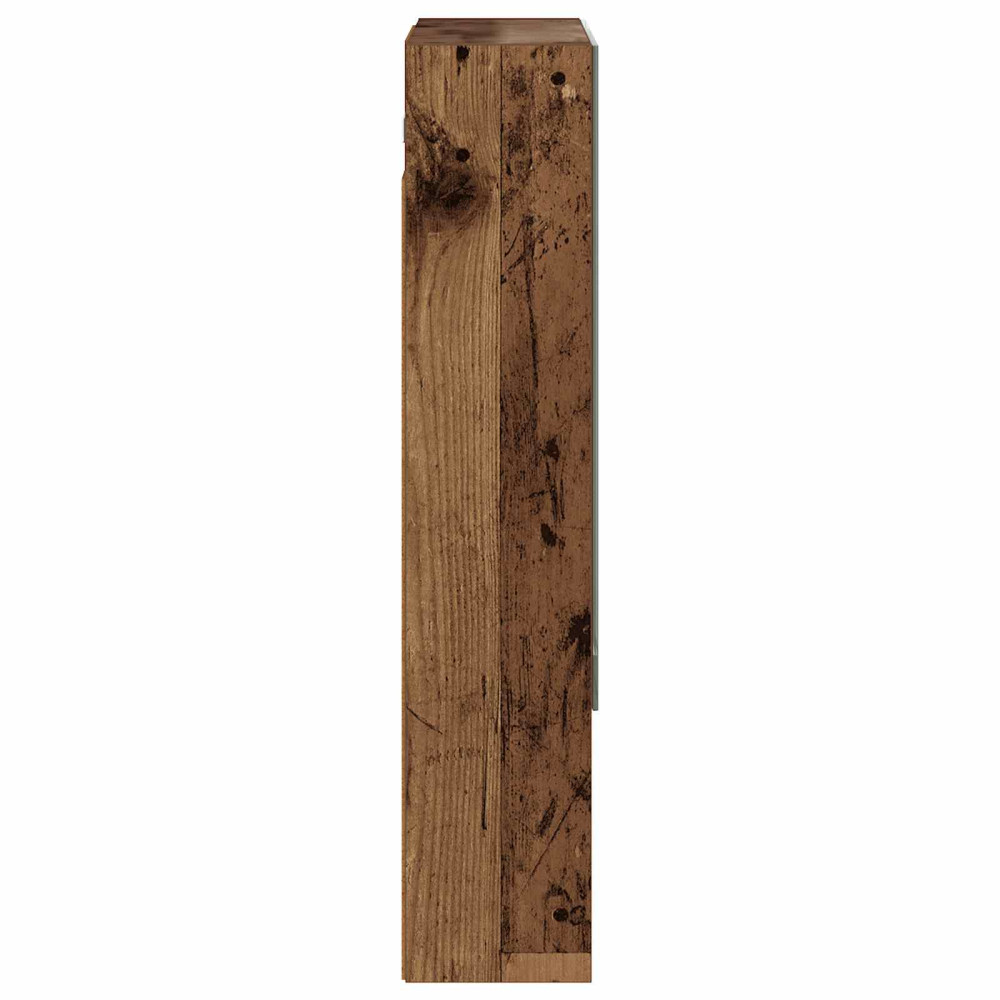 Produktbild för Badrumsspegelskåp Gammalt trä 50 x 14,5 x 70 cm Konstruerat trä