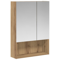 Produktbild för Badrumsspegelskåp Artisan Ek 50 x 14,5 x 70 cm Konstruerat trä