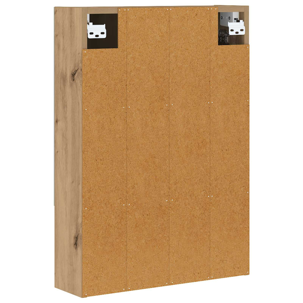 Produktbild för Badrumsspegelskåp Artisan Ek 50 x 14,5 x 70 cm Konstruerat trä