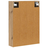 Produktbild för Badrumsspegelskåp Artisan Ek 50 x 14,5 x 70 cm Konstruerat trä