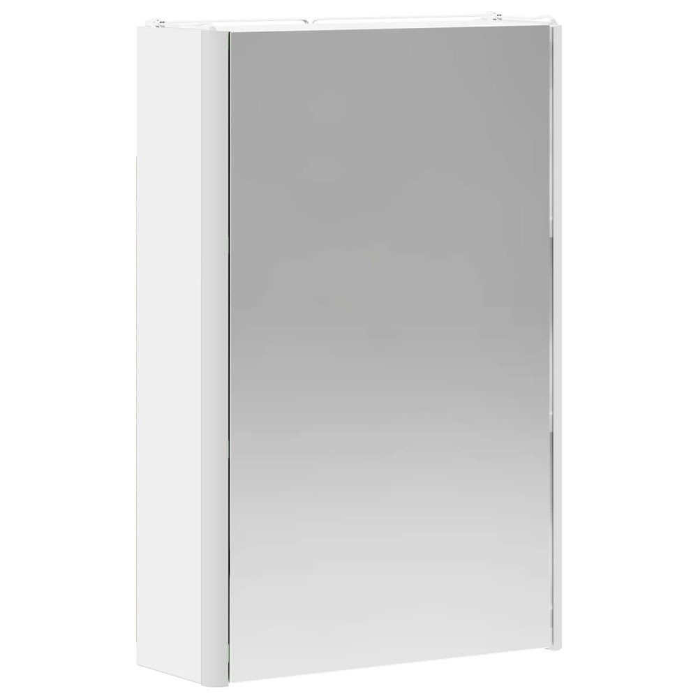 Produktbild för Badrumsspegelskåp för Vit 33 x 11,5 x 50 cm Konstruerat trä