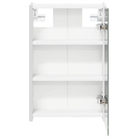 Produktbild för Badrumsspegelskåp för Vit 33 x 11,5 x 50 cm Konstruerat trä