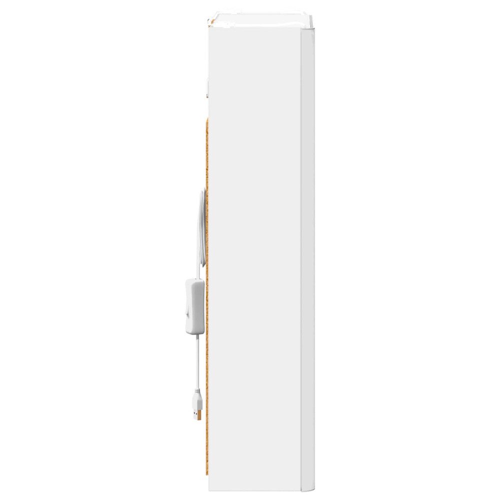 Produktbild för Badrumsspegelskåp för Vit 33 x 11,5 x 50 cm Konstruerat trä