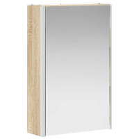 Produktbild för Badrumsspegelskåp Sonoma-ek 33 x 11,5 x 50 cm Konstruerat trä