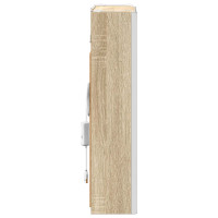 Produktbild för Badrumsspegelskåp Sonoma-ek 33 x 11,5 x 50 cm Konstruerat trä