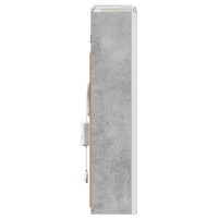 Produktbild för Badrumsspegelskåp Betonggrå 33 x 11,5 x 50 cm Konstruerat trä