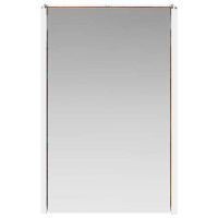 Produktbild för Badrumsspegelskåp för Rökt ek 33 x 11,5 x 50 cm