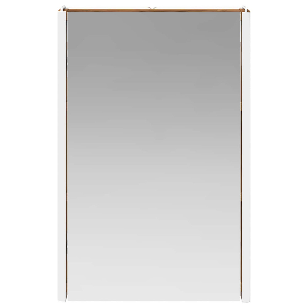 Produktbild för Badrumsspegelskåp Gammalt trä 33 x 11,5 x 50 cm Konstruerat trä