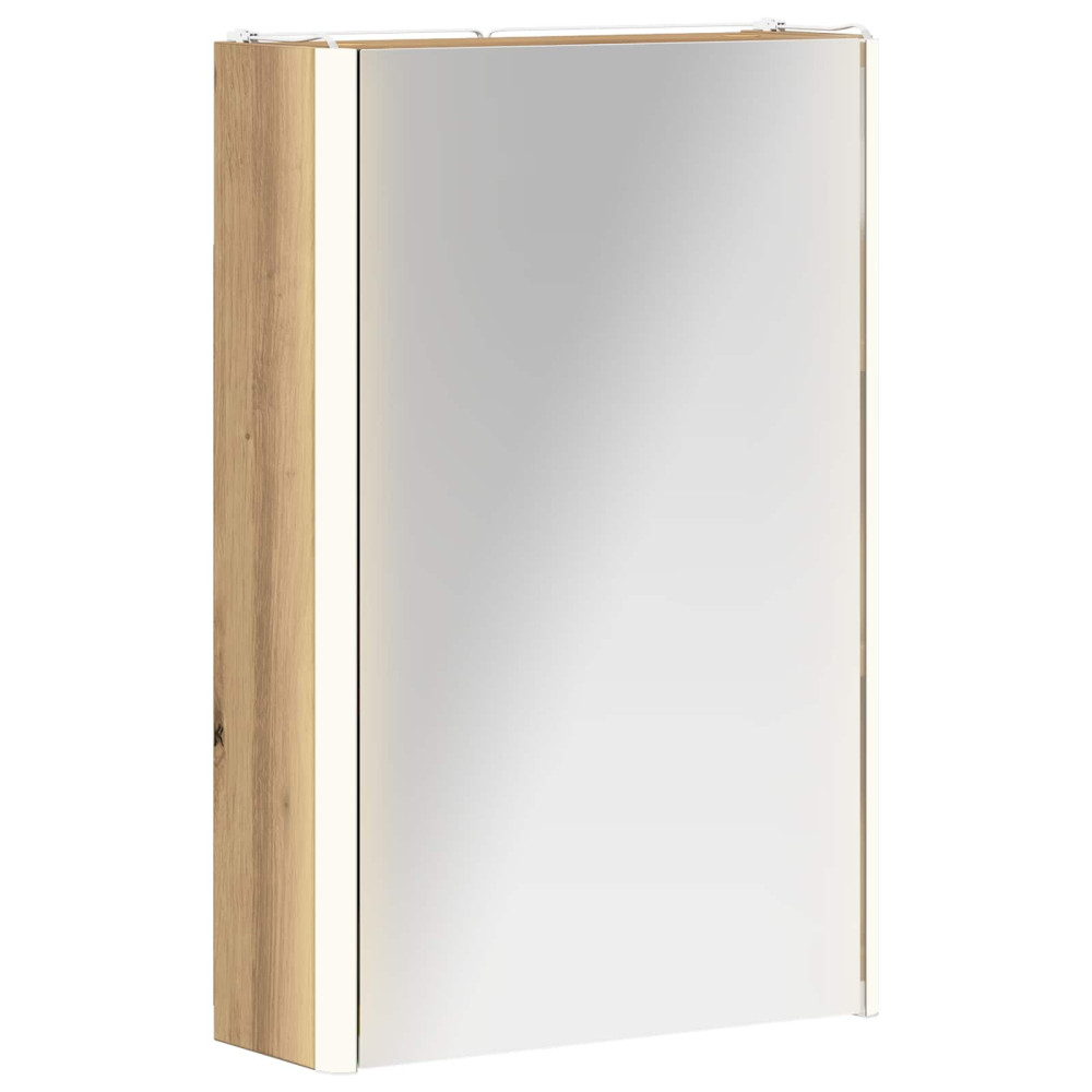 Produktbild för Badrumsspegelskåp Artisan Ek 33 x 11,5 x 50 cm Konstruerat trä