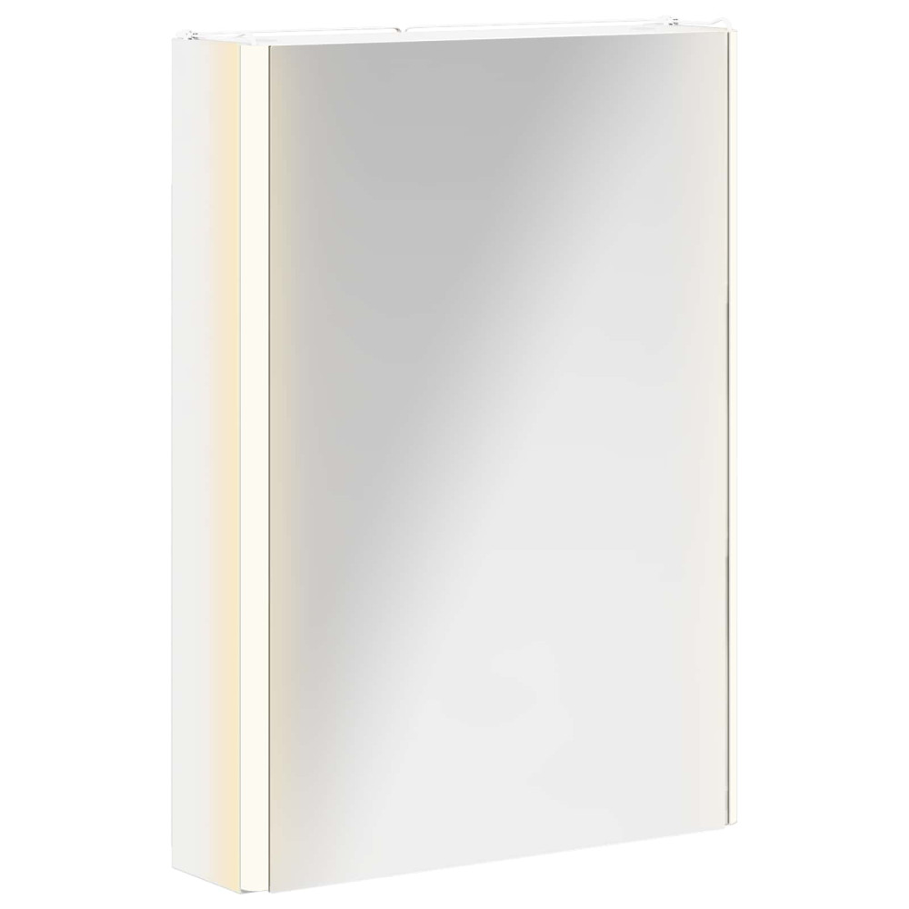 Produktbild för Badrumsspegelskåp för Vit 43 x 11,5 x 60,5 cm Konstruerat trä