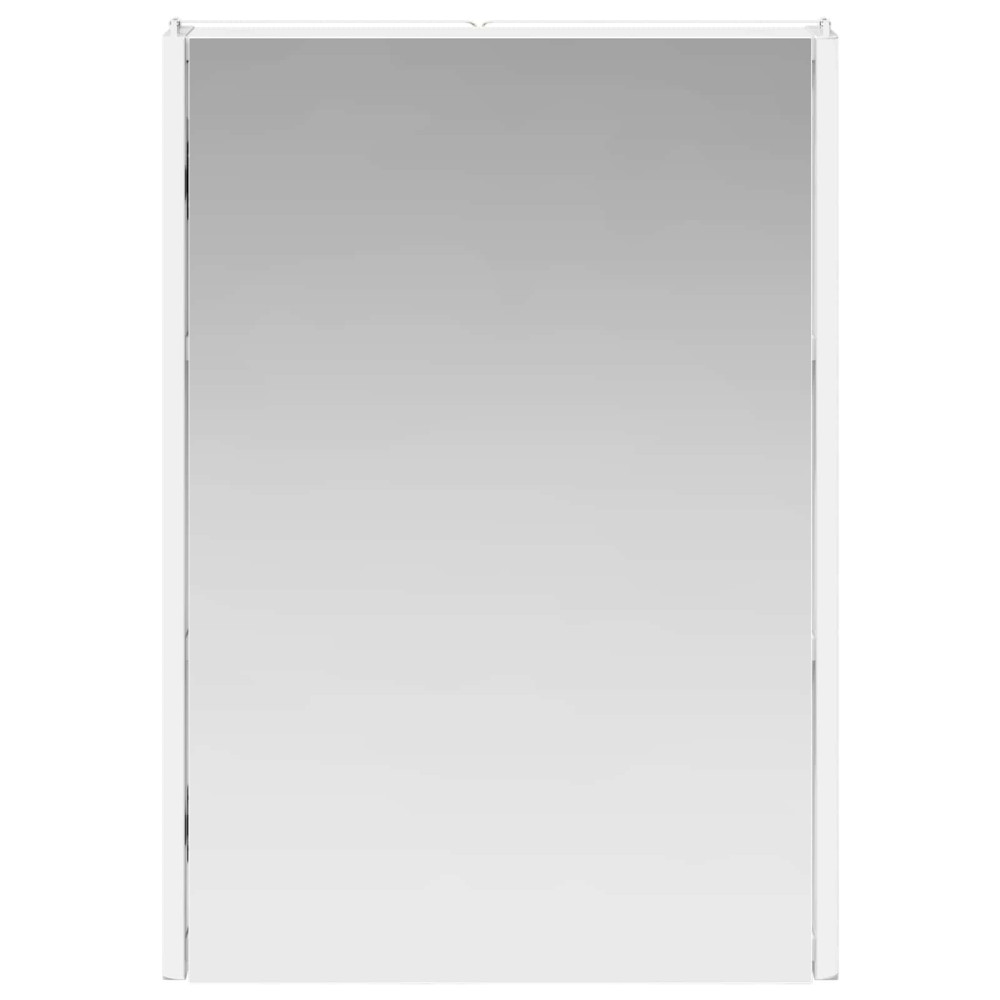 Produktbild för Badrumsspegelskåp för Vit 43 x 11,5 x 60,5 cm Konstruerat trä
