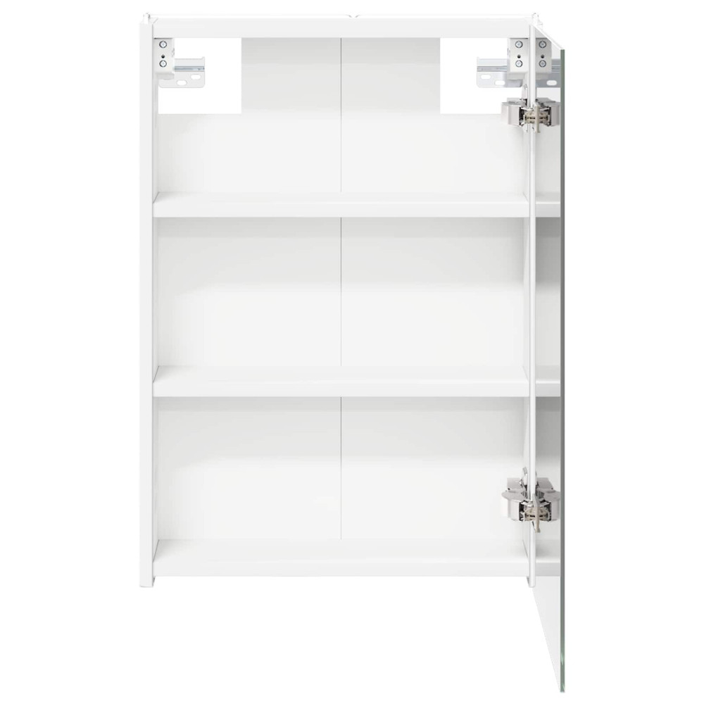 Produktbild för Badrumsspegelskåp för Vit 43 x 11,5 x 60,5 cm Konstruerat trä