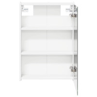 Produktbild för Badrumsspegelskåp för Vit 43 x 11,5 x 60,5 cm Konstruerat trä