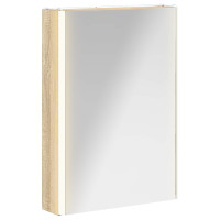 Produktbild för Badrumsspegelskåp Sonoma-ek 43 x 11,5 x 60,5 cm Konstruerat trä