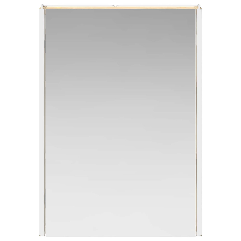 Produktbild för Badrumsspegelskåp Sonoma-ek 43 x 11,5 x 60,5 cm Konstruerat trä