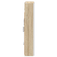Produktbild för Badrumsspegelskåp Sonoma-ek 43 x 11,5 x 60,5 cm Konstruerat trä