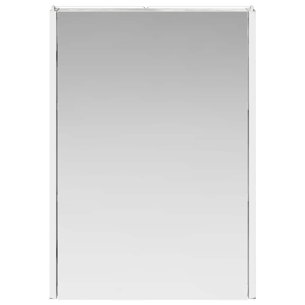 Produktbild för Badrumsspegelskåp Betonggrå 43 x 11,5 x 60,5 cm Konstruerat trä
