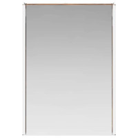 Produktbild för Badrumsspegelskåp Rökt ek 43 x 11,5 x 60,5 cm Konstruerat trä
