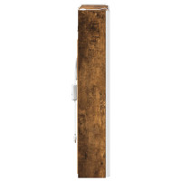 Produktbild för Badrumsspegelskåp Rökt ek 43 x 11,5 x 60,5 cm Konstruerat trä