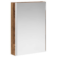Produktbild för Badrumsspegelskåp Gammalt trä 43 x 11,5 x 60,5 cm