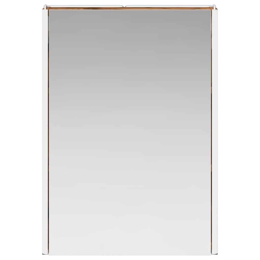 Produktbild för Badrumsspegelskåp Gammalt trä 43 x 11,5 x 60,5 cm