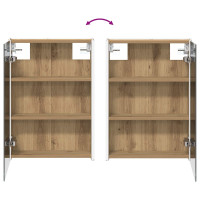 Produktbild för Badrumsspegelskåp Artisan Ek 43 x 11,5 x 60,5 cm