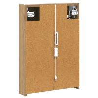 Produktbild för Badrumsspegelskåp Artisan Ek 43 x 11,5 x 60,5 cm