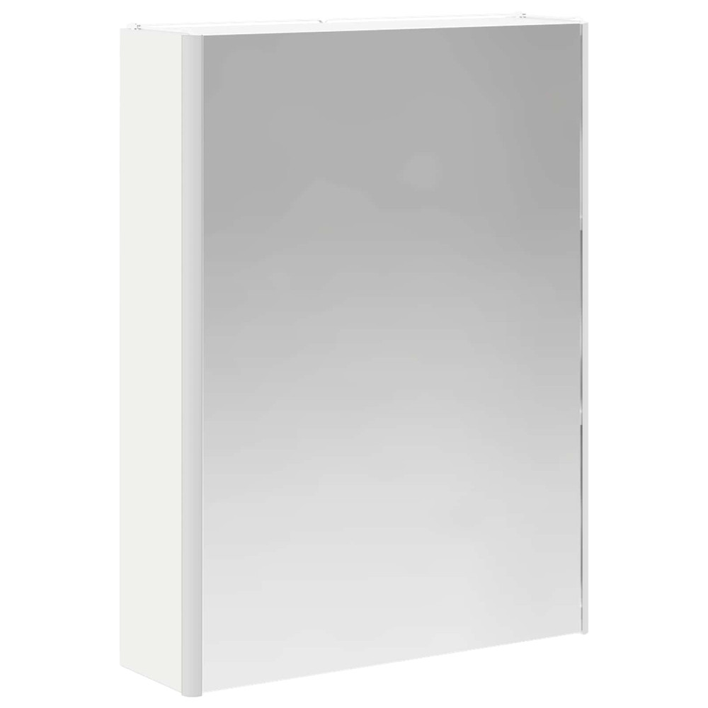 Produktbild för Badrumsspegelskåp för Vit 53,5 x 15,5 x 70 cm Konstruerat trä