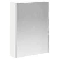 Produktbild för Badrumsspegelskåp för Vit 53,5 x 15,5 x 70 cm Konstruerat trä